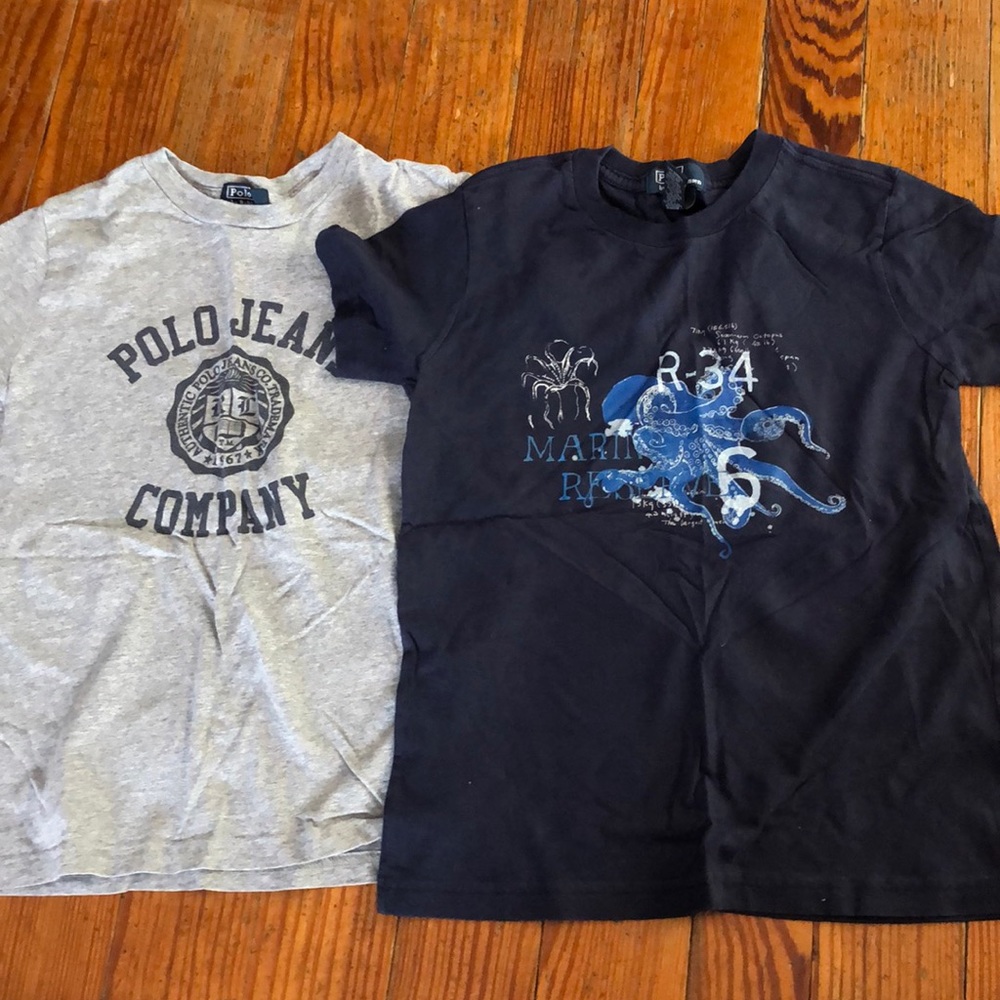 Polo Ralph Lauren T-shirts, size 6, lot of 2